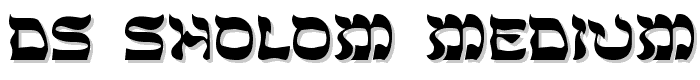 DS Sholom Medium font